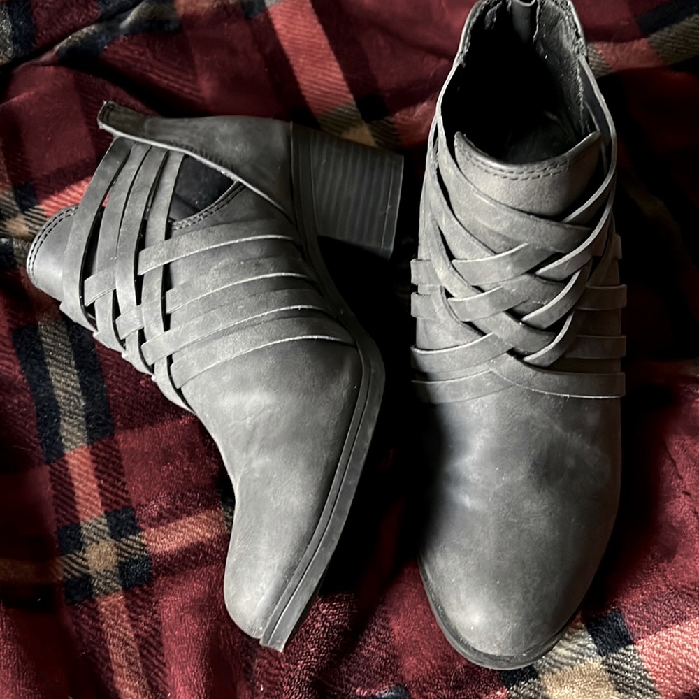 Gray Booties Size 7